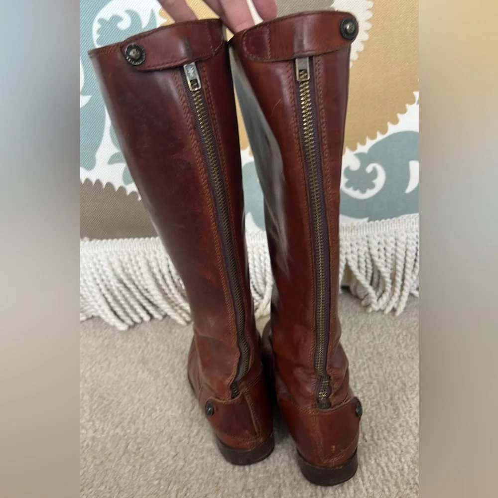 👢Frye Melissa Button Back Zip Boots, size 7 ✨ - Picture 3 of 5